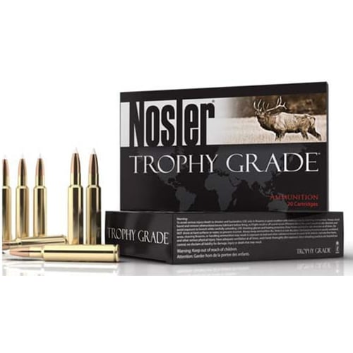 NOSLER TROPHY 7MM REM MAG 160GR PARTITION TIP 20RD 10B/C