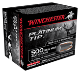 Winchester Ammo S500PTHP Platinum Tip  500 S&W Mag 400 gr Platinum Tip Hollow Point (PTHP) 20 Bx/10 Cs