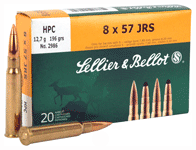 Sellier & Bellot SB857JRSB Rifle  8mm Mauser 196 gr Hollow Point Capped 20 Per Box/ 20 Case