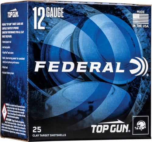 FEDERAL TOP GUN 12GA 1OZ #8 1180FPS 250RD CASE LOT