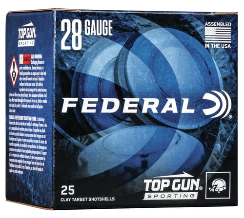 FEDERAL TOP GUN 28GA 3/4OZ 1330FPS #7.5  250RD CASE LOT