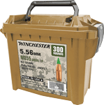 WINCHESTER USA 5.56X45 62GR GREEN TIP 300RD AMMO CAN <