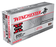 Winchester X222R Super-X Rifle Ammo 222 REM, PSP, 50 Grains, 3140 fps