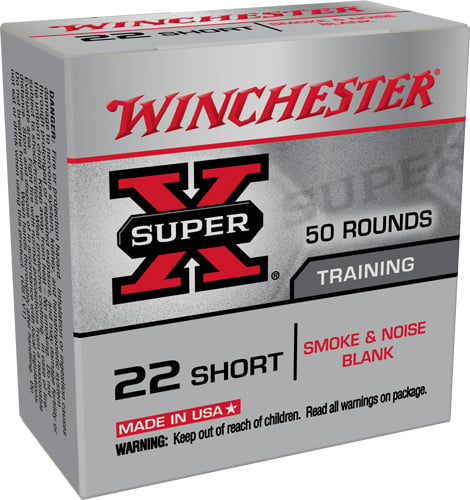 Winchester Ammo X22SBW Super X Blank 22 Short 50 Per Box/ 100 Case