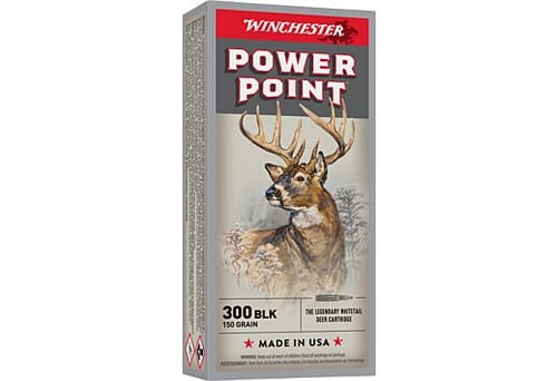 WINCHESTER 300 AAC 150GR POWER POINT 20RD 10BX/CS