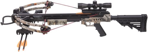 Crosman AXCS185CK Sniper 370 Camo Adj Tactical Stk 4x32 Scope 3 20