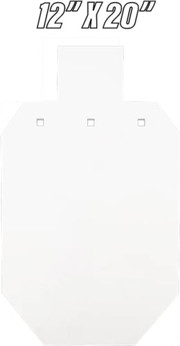BASH TARGET AR500 SILHOUETTE TWOTHIRD SIZE 12 InchX20 Inch3/8 Inch | 611419969316