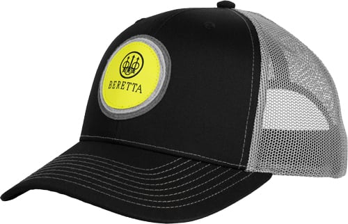 BERETTA CAP BXP RICH 112 TRCKR CIRCLE PATCH MESH BLK/YELLOW!