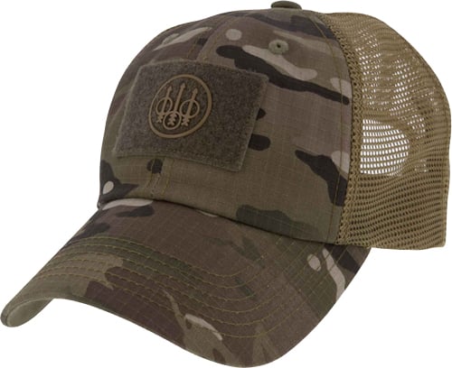 TAC PATCH TRIDENT MULTI CAM OSFATac Patch Trident Hat Multicam - Ripstop fabric construction - Mesh back - Madeof 100% cotton - Adjustable strap - One size fits most - Has a curved brim - Morale patchale patch