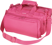 BULLDOG DELUXE RANGE BAG PINK HEAVY DUTY NYLON WATER RESIST<