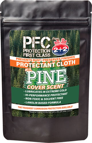 PROTECTION FIRST CLASS OIL PINE SCENT GUN RAG!