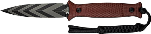 CIVIVI KNIFE PERFRICO FIXED 4.49 Inch BUGUNDY G10/STRIPED BLD | 689826337103