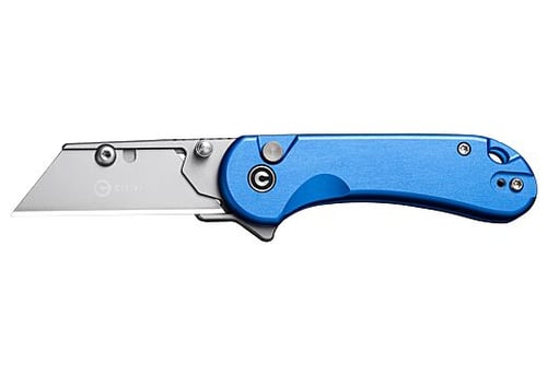 CIVIVI UTILITY KNIFE ELEMENTUM 2.26 Inch BLUE W/3 EXTRA BLADES | 689826335444