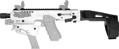 Command Arms Micro Roni Conversion Kit for Glock Models 171919X22233132G45 - White