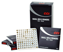 CCI PRIMERS 400 SMALL RIFLE 5000 PACK CASE