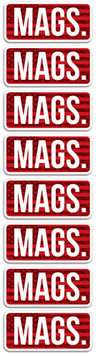 MTM CLMAGS Ammo Caliber Labels MAGNUMS, 8-Pack