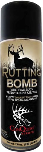 CONQUEST SCENTS DEER LURE RUTTING BUCK BOMB AEROSOL 7OZ