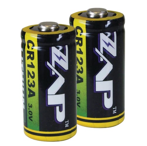 PSP ZAP CR123A BATTERIES LITHIUM 2-PACK