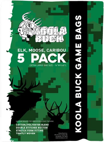 KOOLA BUCK ECONOMY ELK QUARTER GAME BAGS 5-PACK!