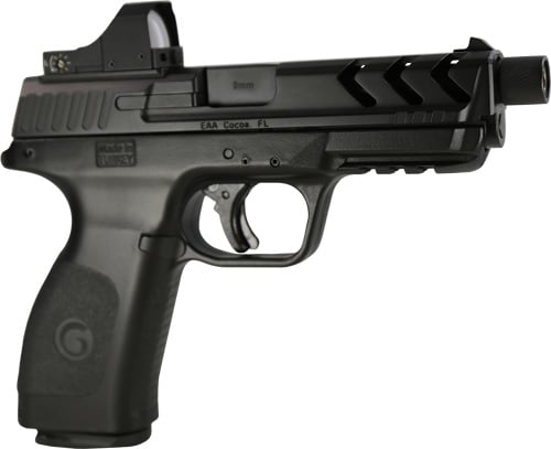 EAA Girsan MC28SA-TV Pistol  <br>  9mm 4.25 in. Threaded Blued 15+1 rd. with Optic