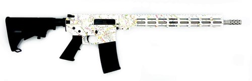 Great Lakes AR15 Saved By the Splatter Rifle .223 Wylde 30rd Magazine 16 Barrel White/Stainless Steel | .223 REM 5.56x45mm NATO | 638457791495