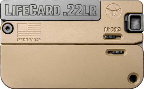 LIFECARD 22LR BLACK/TAN |