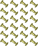 GROVTEC BRASS CHICAGO SCREWS 24-PACK