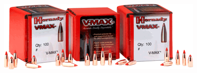 Hornady 22006 V-Max  20 Cal .204 40 gr V Max 100 Per Box/ 40 Case