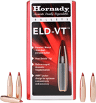 Hornady 22762 ELD-V  22 Cal 62 gr 100 Per Box/ 25 Case