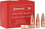 HORNADY BULLETS 30 CAL .308 150GR JSP 75TH ANNIVERSARY