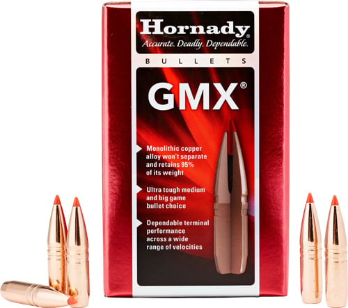 Hornady 33201 GMX  338 Cal .338 225 gr GMX 50 Per Box