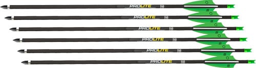 TenPoint Pro Lite Carbon Arrows  <br>  20 in. White Alpha Nock 6 pk.