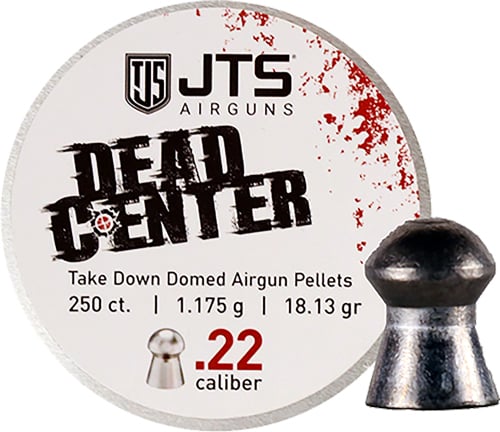 JTS PELLETS DEAD CENTER 22 DOMED 18.13GR 250CT