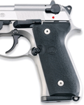 BERETTA 92/96 GRIP PANELS RUBBER BLACK