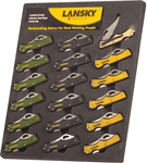 LANSKY SHARPENERS SMALL LOCKBACK KNIFE DISPLAY 18PACK!