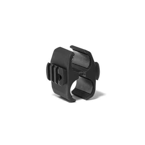 LSX SHOTGUN EXT CLAMP TWO RAILSLSX Shotgun Extension Clamp Two Rails - Universal design - Adds additional stability to Lancer LSX Extension Tube for rigorous shooting sports such as hunting and 3-gun competition - 1.75 in width, tapering to 1.5