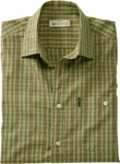 BERETTA MEN'S DRIP DRY SHORT SLEEVE GREEN CHECK MEDIUM<