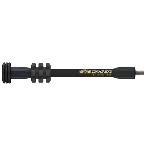 Bee Stinger MicroHex Stabilizer  <br>  Matte Black 8 in.