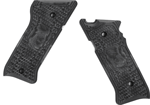 TACSOL GRIPS G10 BLACK/GRAY FITS RUGER MKII/MKIII