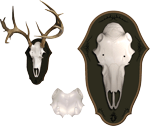 MOUNTAIN MIKE'S BLACK FOREST DEER PLAQUE KIT