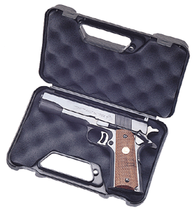 MTM Compact Handgun Case  <br>  up to 3 in. barrel Black