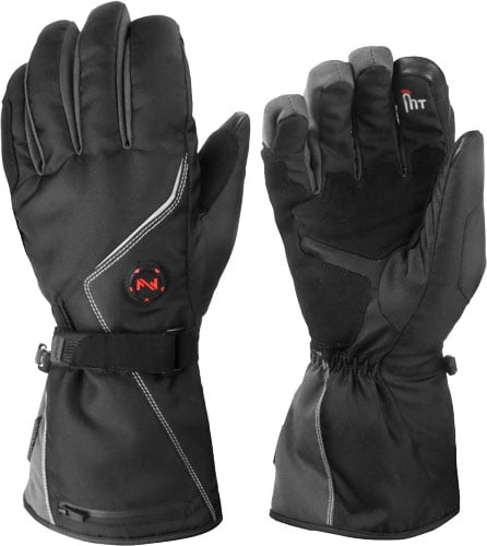 MOBILE WARMING UNISEX SQUALL HEATED GLOVE BLACK X-LARGE