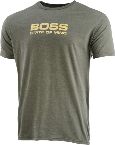 NOMAD BOSS TOM MEN'S T-SHIRT OLIVE HEATHER MEDIUM<