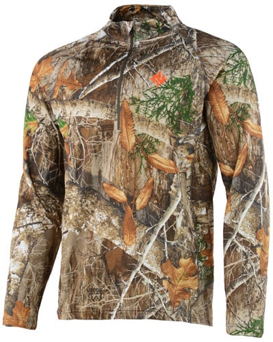 Nomad Transition 1/4 Zip  <br>  Realtree Edge 2X-Large