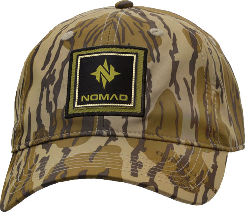 NOMAD WOVEN PATCH HAT MOSSY OAK BOTTOMLAND ADJUSTABLE