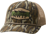 NOMAD NWTF TRUCKER HAT MOSSY OAK BOTTOMLAND ADJUSTABLE