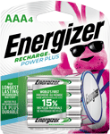 ENERGIZER RECHARGABLE POWER PLUS BATTERIES AAA 4 PACK!