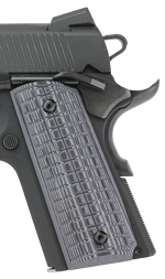 PACHMAYR DOMINATOR G10 GRIPS 1911 OFFICER GRY/BLK CHECKERED