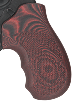PACHMAYR G10 GRIPS RUGER LCR RED/BLACK CHECKERED!