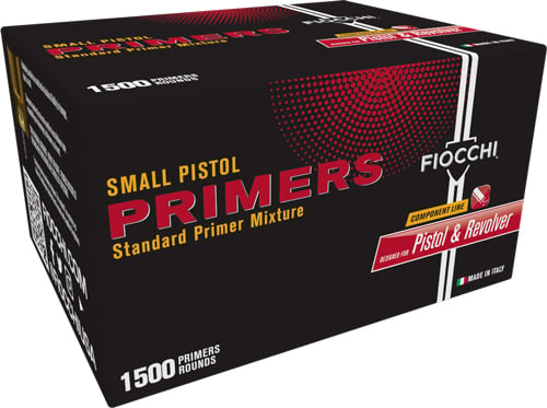 FIOCCHI SMALL PISTOL PRIMERS 12000PK CASE LOTS